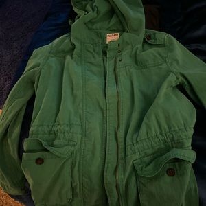 Green old navy coat